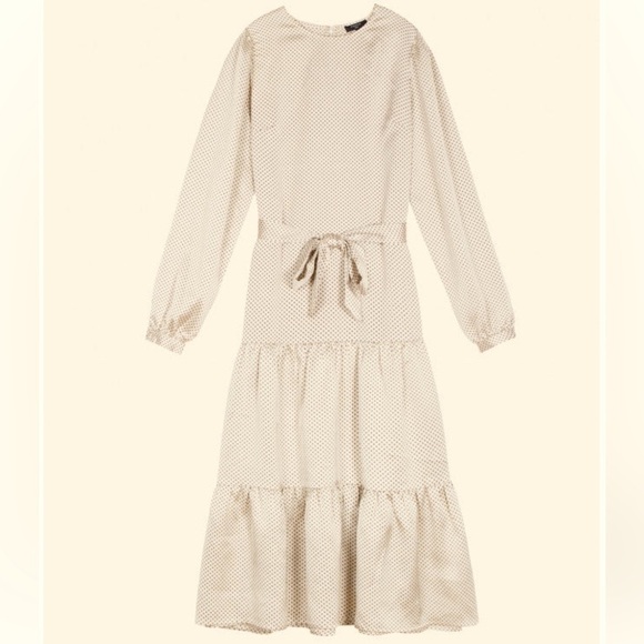 FRNCH Like New Adda Midi Dress, Tiered, Ruffled, Prairie‎ Style, size Large - Picture 6 of 13